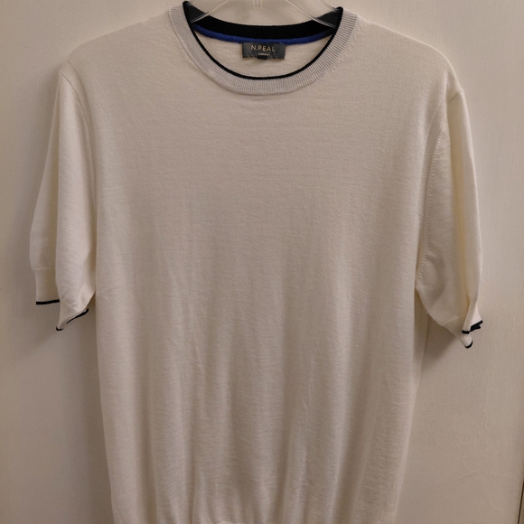 N. Peal Men's Newquay Cotton Cashmere T-Shirt